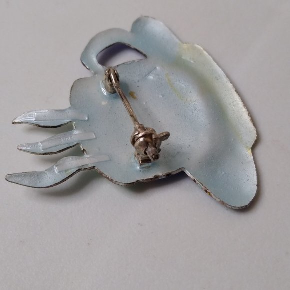 Vintage Cup And Saucer Dog Brooch - Picture 5 of 7